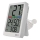 Digital Thermometer with Hygrometer, 2x AAA, White