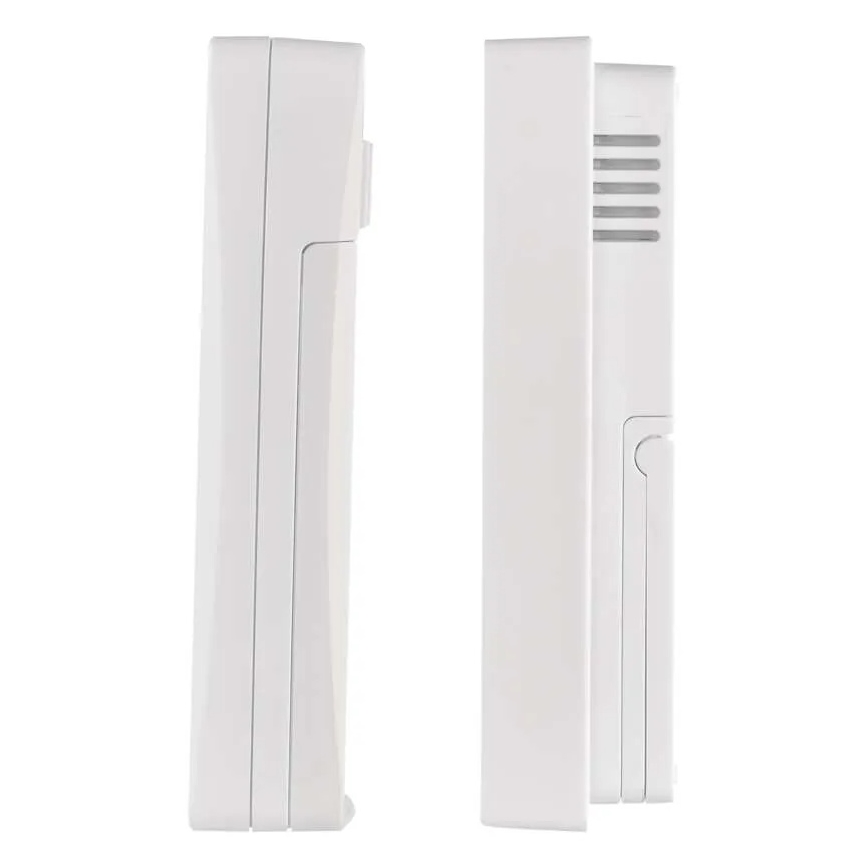 Digital Thermometer with Hygrometer — 2×AAA, White