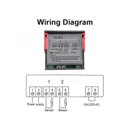 Digital thermostat 3W/230V