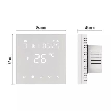 Digital thermostat for floor heating GoSmart 230V/16A Wi-Fi Tuya