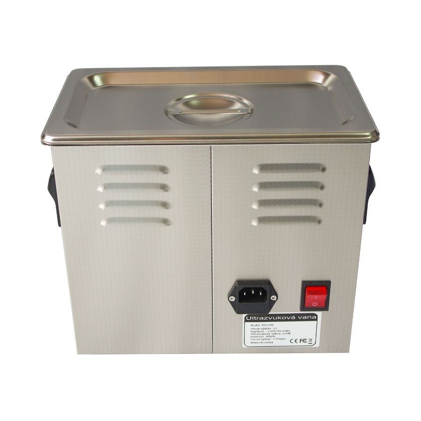 Digital ultrasonic cleaner 120W/230V 3 l