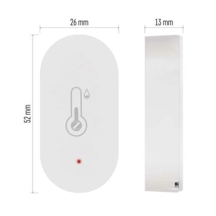 Digital wireless thermometer GoSmart 1×CR2032