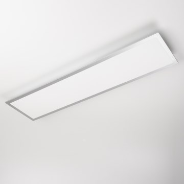 Dimmable 32W LED surface-mounted panel 230V 2700-6500K 25x100 cm white + remote control