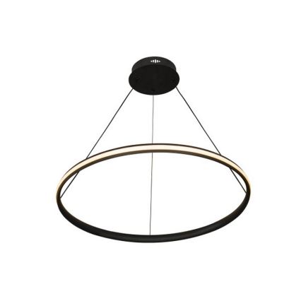 Dimmable LED pendant light suspended on cable, 55W/230V, 3000–6500K, Ø 60 cm + remote control