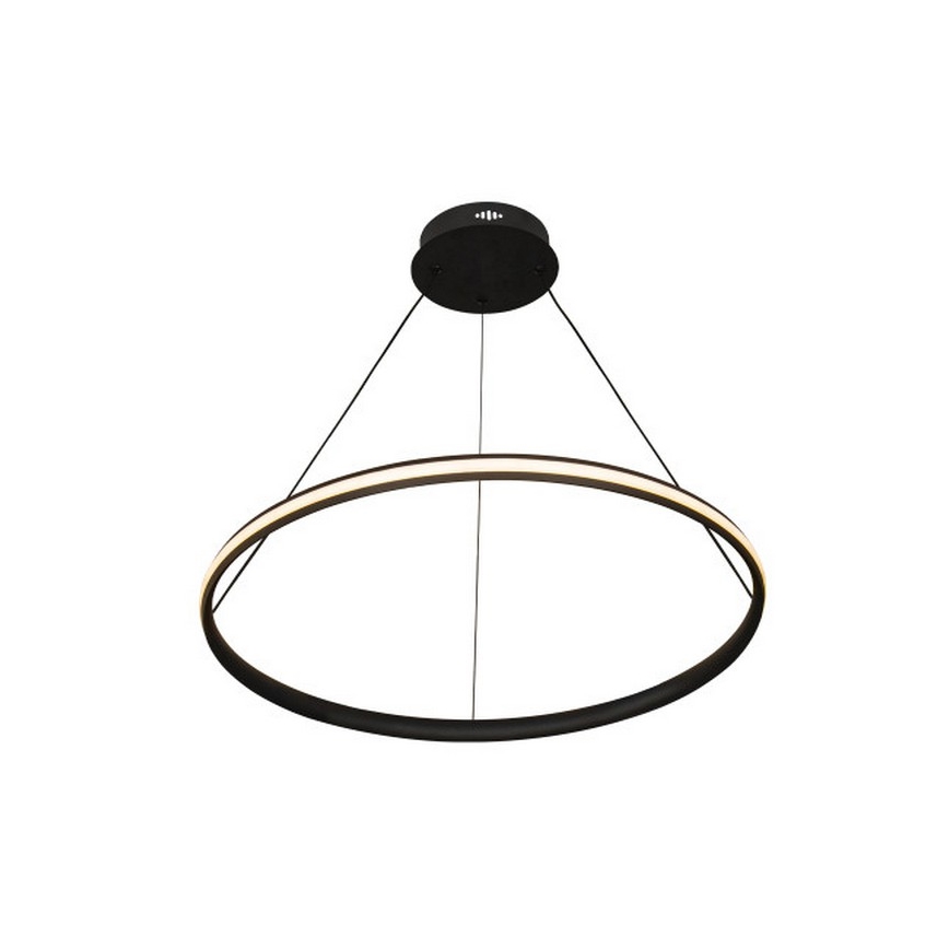 Dimmable LED pendant light suspended on cable, 55W/230V, 3000–6500K, Ø 60 cm + remote control
