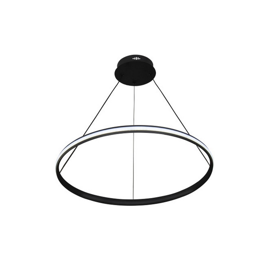 Dimmable LED pendant light suspended on cable, 55W/230V, 3000–6500K, Ø 60 cm + remote control