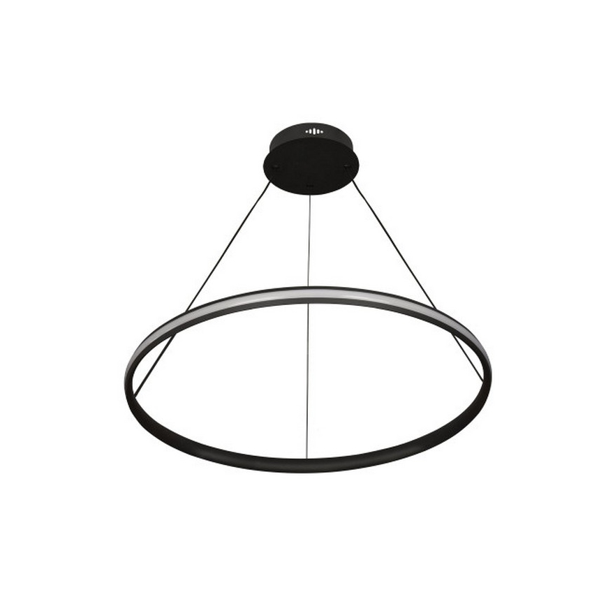 Dimmable LED pendant light suspended on cable, 55W/230V, 3000–6500K, Ø 60 cm + remote control