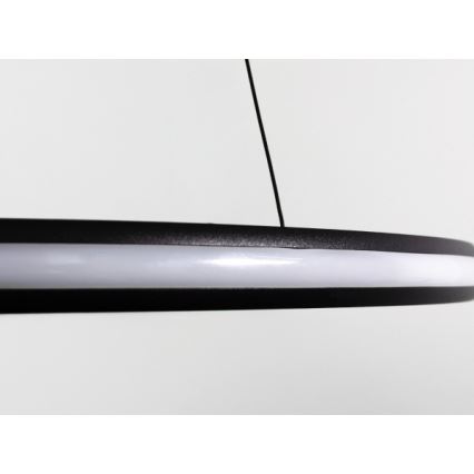 Dimmable LED pendant light suspended on cable, 55W/230V, 3000–6500K, Ø 60 cm + remote control