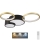 Dimmable ceiling light ALIZEE LED/30W/230V 3000-6500K black/gold