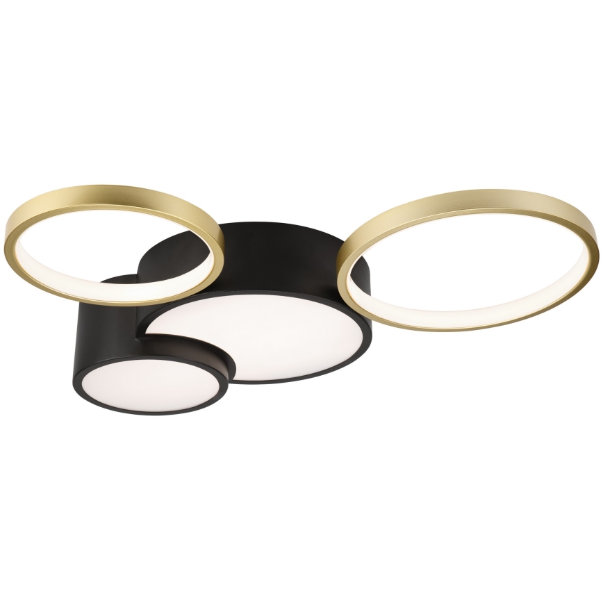 Dimmable ceiling light ALIZEE LED/30W/230V 3000-6500K black/gold