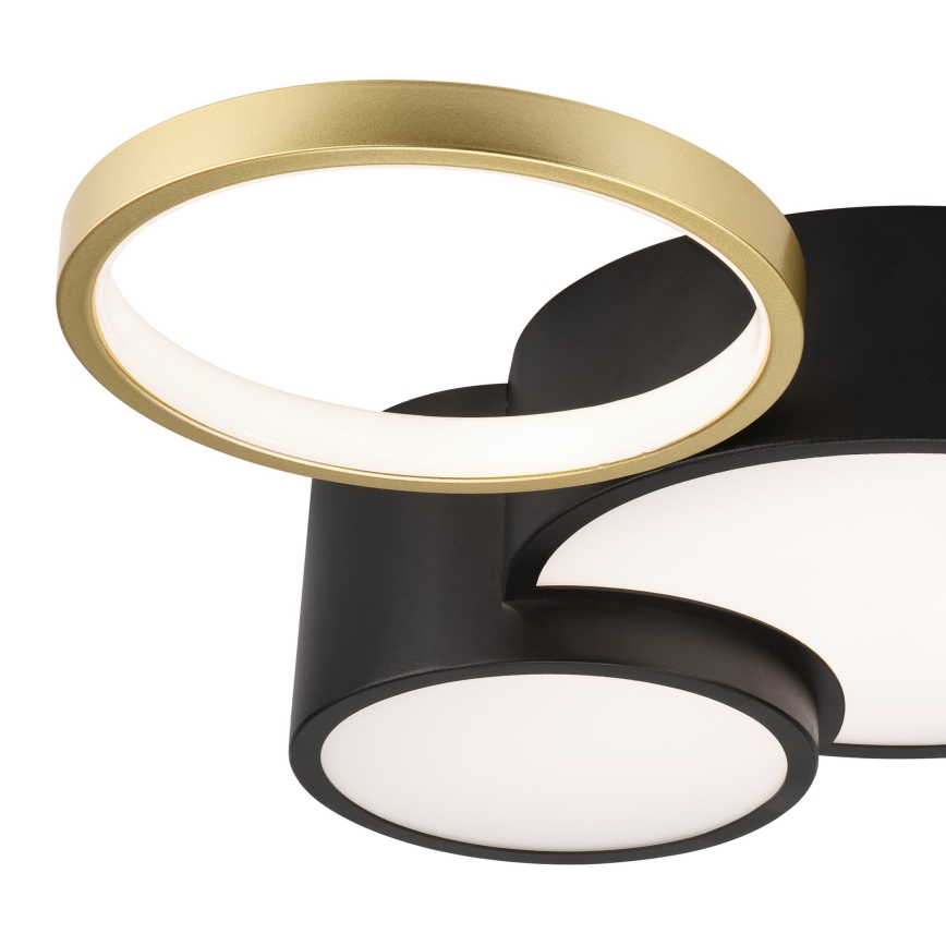 Dimmable ceiling light ALIZEE LED/30W/230V 3000-6500K black/gold