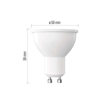 Dimmable LED Bulb MR16 GU10/7W/230V 3000K