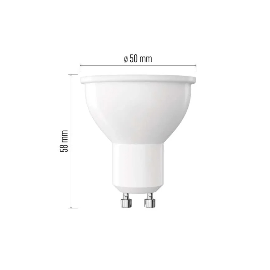 Dimmable LED Bulb MR16 GU10/7W/230V 3000K