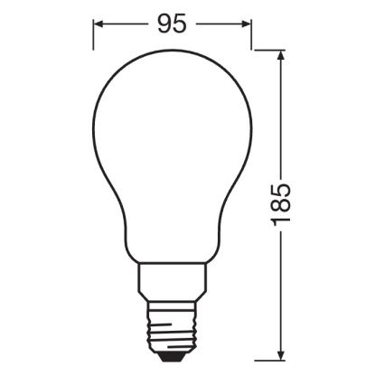 Dimmable LED Bulb STAR E27/24W/230V 4000K - Osram