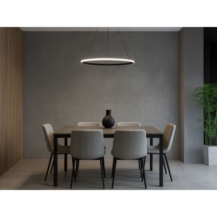 Dimmable LED pendant light on cable LED/32W/230V 3000-6500K Ø 60 cm + remote control
