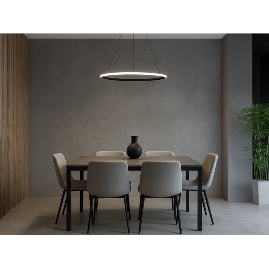 Dimmable LED pendant light on cable LED/32W/230V 3000-6500K Ø 60 cm + remote control