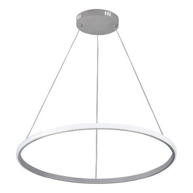 Dimmable LED cable pendant, 32W/230V, 3000-6500K, Ø 60 cm + remote control