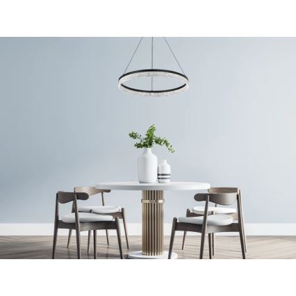 LED dimmable cable-suspended pendant ALIANZ LED/45W/230V 3000-6000K dia. 60 cm + remote control