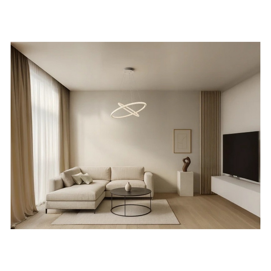 Dimmable LED cable pendant LED/150W/230V 3000-6500K + remote control