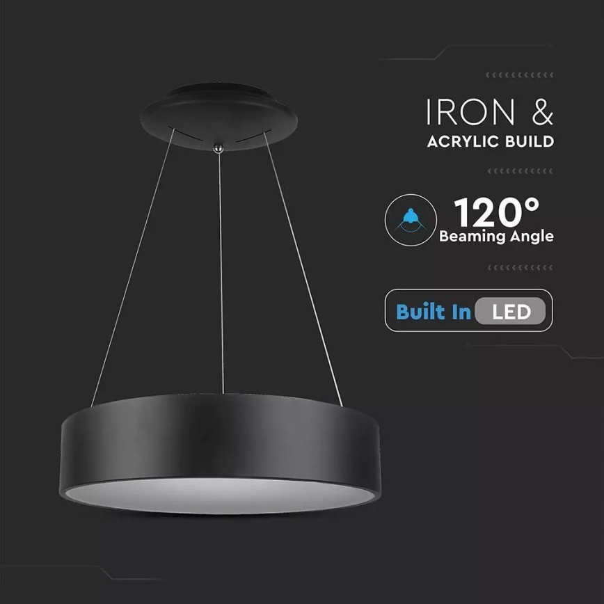 Dimmable LED Cable Pendant Light, 30W, 230V