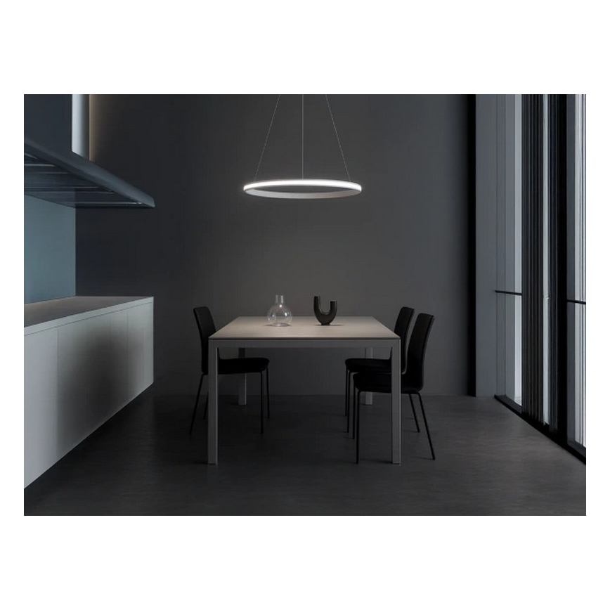 Dimmable LED pendant light suspended on cable LED/55W/230V 3000–6500K Ø 60 cm + remote control