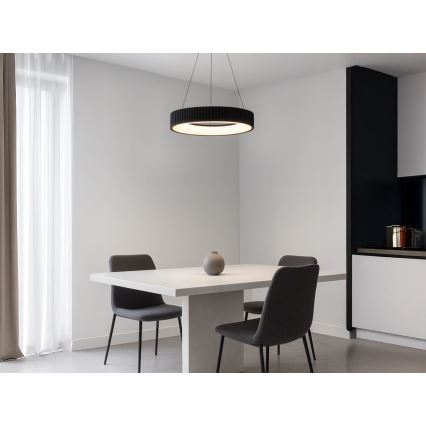 Dimmable LED cable-suspended pendant light LED/75W/230V 3000-6500K Ø 49 cm + remote control