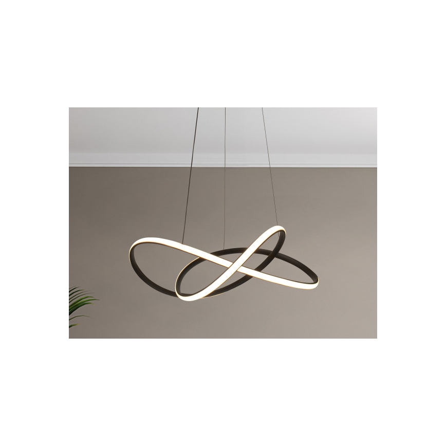 LED Dimmable Cable-Suspended Chandelier LED/85W/230V 3000-6500K Ø60 cm + Remote Control