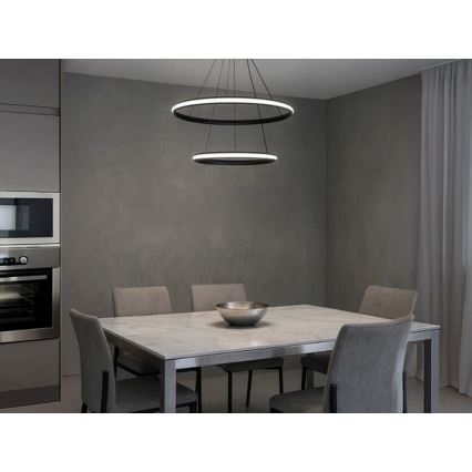 LED Dimmable Pendant Light on Cable LED/90W/230V 3000-6500K Ø 60 cm + Remote Control