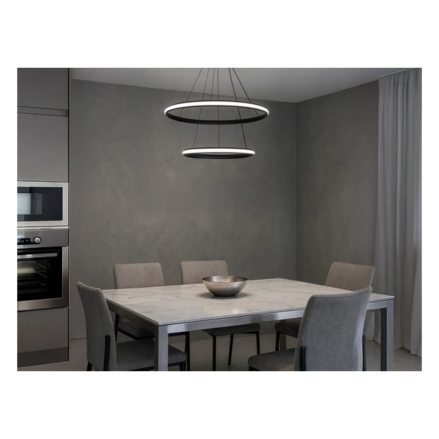 LED Dimmable Pendant Light on Cable LED/90W/230V 3000-6500K Ø 60 cm + Remote Control