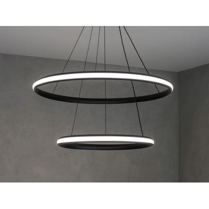 LED Dimmable Pendant Light on Cable LED/90W/230V 3000-6500K Ø 60 cm + Remote Control