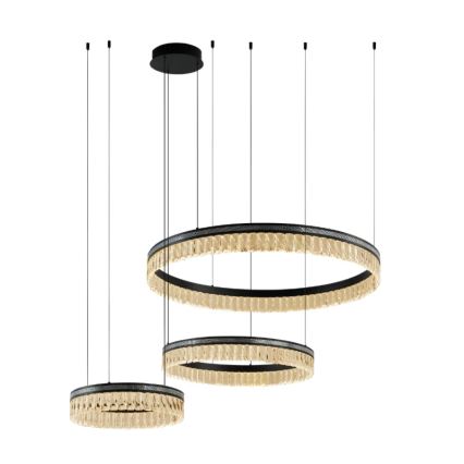 LED Dimmable Crystal Chandelier on Cable THALIA LED/120W/230V 3000-6000K + Remote Control