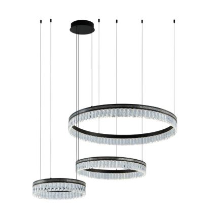 LED Dimmable Crystal Chandelier on Cable THALIA LED/120W/230V 3000-6000K + Remote Control