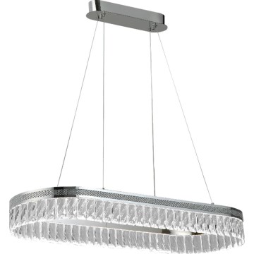 Dimmable LED Cable-Suspended Crystal Chandelier THALIA LED/50W/230V 3000-6000K + Remote Control