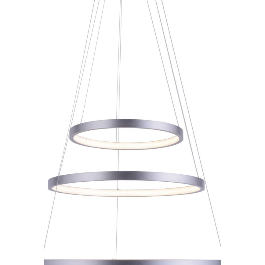 Leuchten Direkt 11526-55 - LED Dimming chandelier on a string CIRCLE 1xLED/13,5W/230V + LED/19,5W + LED/24W