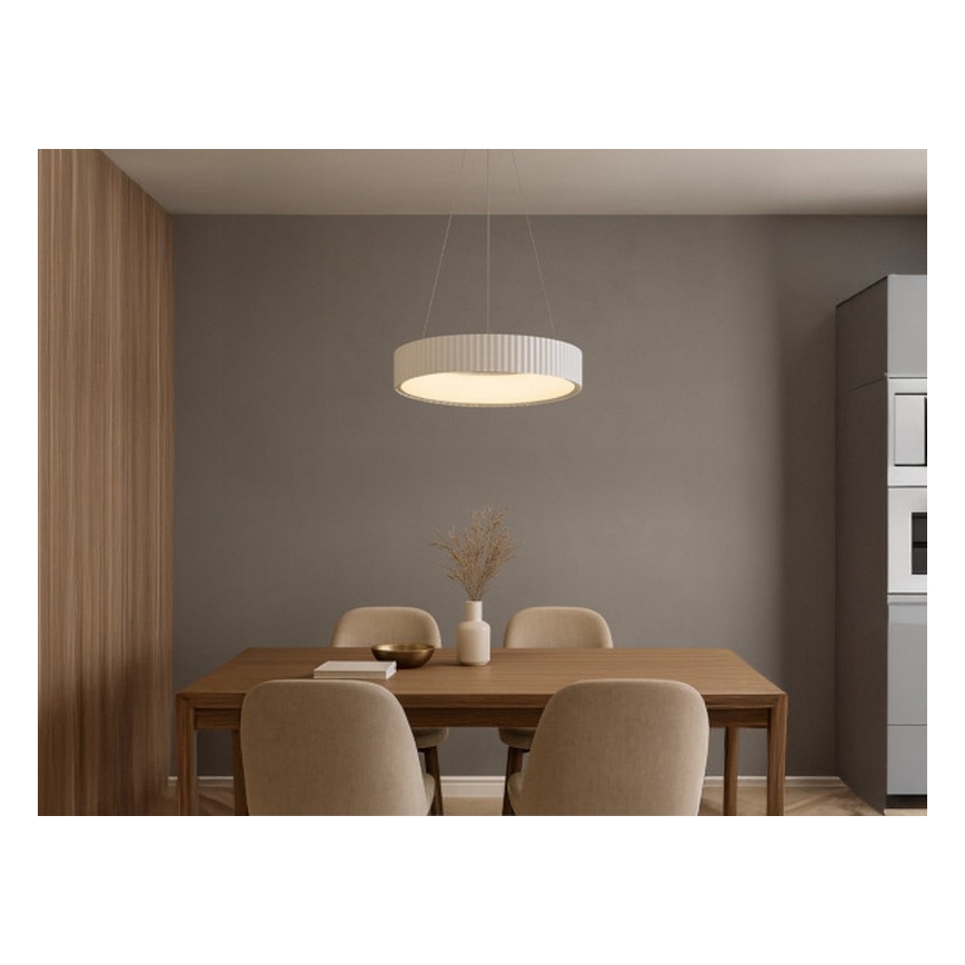 Dimmable LED cable-suspended pendant light LED/75W/230V 3000-6500K dia. 49 cm + remote control