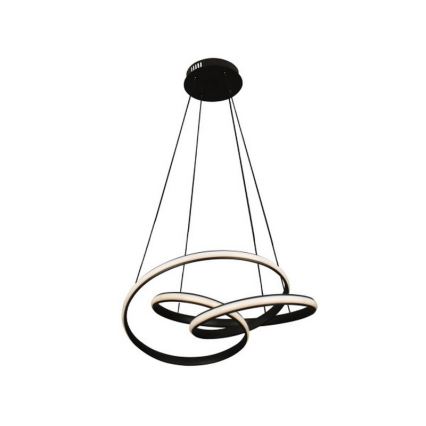 Dimmable LED cable-suspended pendant light LED/85W/230V 3000-6500K Ø 49 cm + remote control