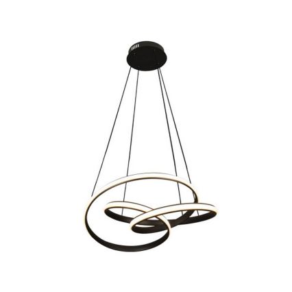 Dimmable LED cable-suspended pendant light LED/85W/230V 3000-6500K Ø 49 cm + remote control