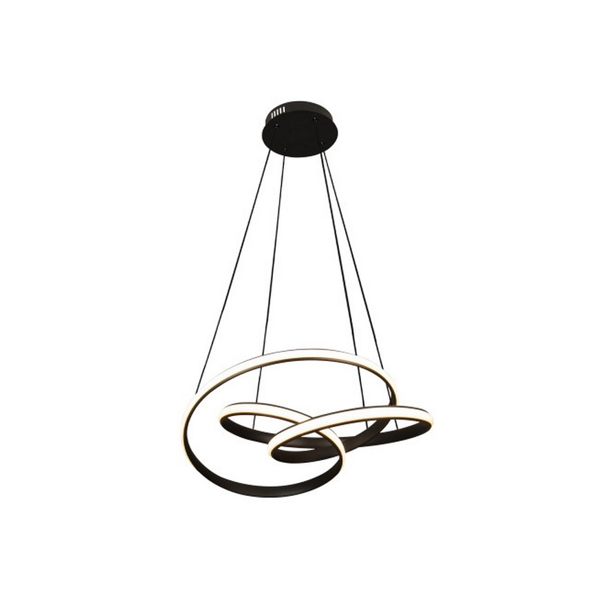 Dimmable LED cable-suspended pendant light LED/85W/230V 3000-6500K Ø 49 cm + remote control