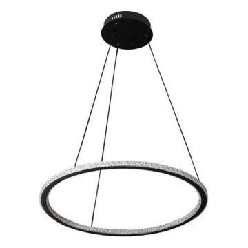 Dimmable LED cable-suspended pendant light, 90 W / 230 V, 3000–6500 K, Ø 60 cm + remote control