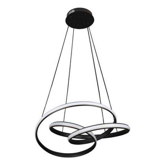 Dimmable LED cable-suspended pendant light LED/85W/230V 3000-6500K Ø 49 cm + remote control