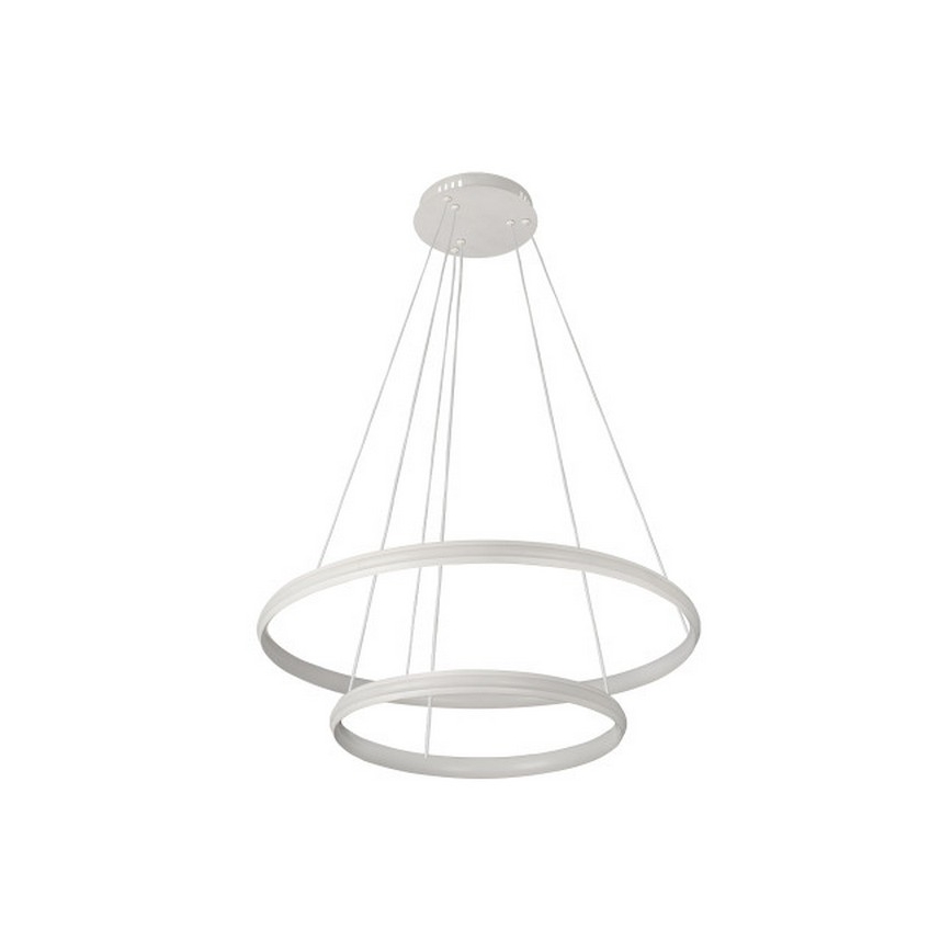 Dimmable LED pendant light on cable, 90W/230V, 3000–6500K, Ø 60 cm + remote control