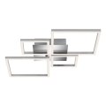 Dimmable LED ceiling light, 42W, 230V, 3000K, matte chrome