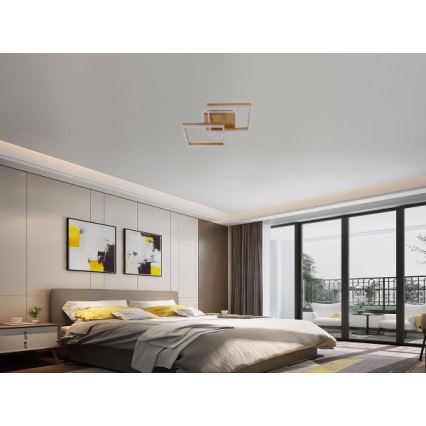 Dimmable LED Ceiling Light, 80W/230V, 3000-6500K, with Remote Control