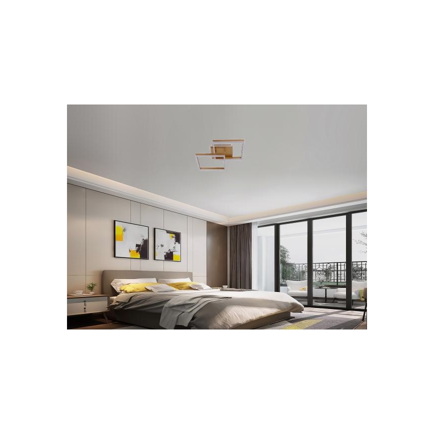 Dimmable LED Ceiling Light, 80W/230V, 3000-6500K, with Remote Control