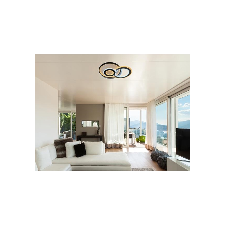 Dimmable LED Ceiling Light 95W/230V 3000-6500K + Remote Control