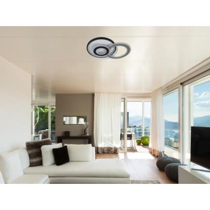 Dimmable LED Ceiling Light 95W/230V 3000-6500K + Remote Control