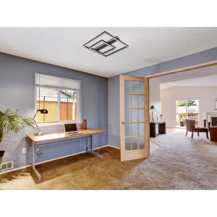 Dimmable LED Ceiling Light 95W / 230V 3000–6500K + Remote Control