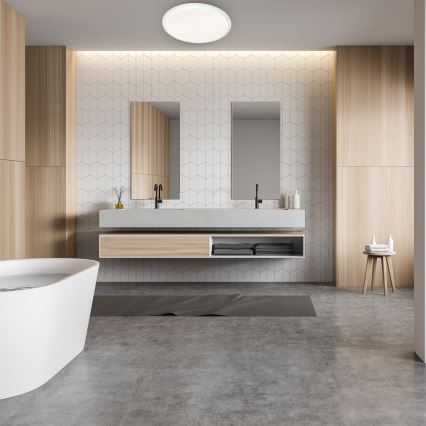 Dimmable LED Ceiling Light CRUZ with Remote Control, 66W, 230V, 3300 lm