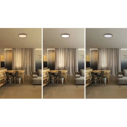 Dimmable LED Ceiling Light ILVI LED/30W/230V 2700-6500K Ø 40 cm Beige + Remote Control