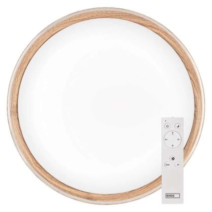 Dimmable LED Ceiling Light ILVI LED/30W/230V 2700-6500K Ø 40 cm Beige + Remote Control